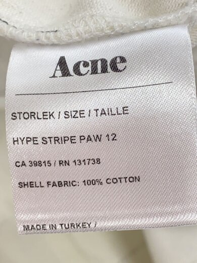商品画像：スカート/36/コットン/WHT/ストライプ/HYPE STRIPE PAW 12// 6