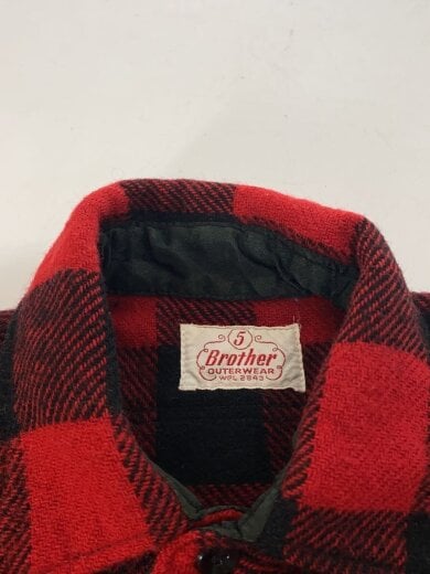 商品画像：50s-60s/ネルシャツ/--/--/RED/チェック 8