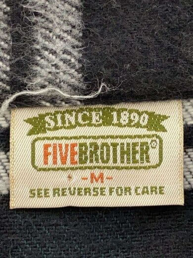 画像：FIVE BROTHER90s/usa/ネルシャツ/M/コットン/GRN/チェック/R3061-PLA3