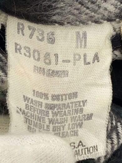 画像：FIVE BROTHER90s/usa/ネルシャツ/M/コットン/GRN/チェック/R3061-PLA4