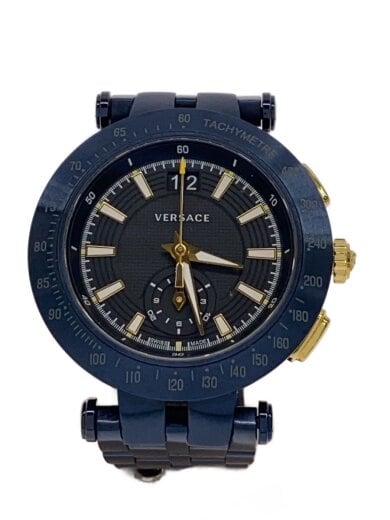 商品画像：クォーツ腕時計/アナログ/ステンレス/BLK/NVY/SS 1