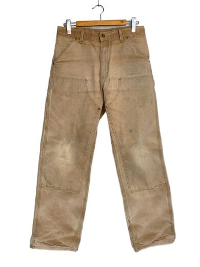 商品画像：ダブルニーペインターパンツ/34/コットン/ベージュ/B01-BLK/USA製 1