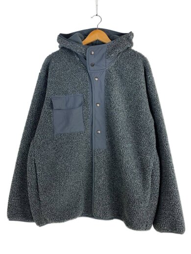 商品画像：25AW/ボアフリーススナップパーカ/XL/ポリエステル/グレー/341-358655 1