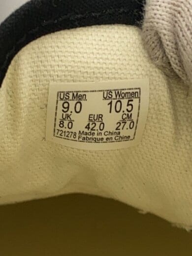 商品画像：ローカットスニーカー/27cm/ブラック/スウェード/721278 5