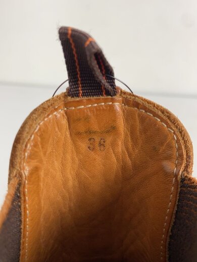 商品画像：チェルシーブーツ/サイドゴアブーツ/36/ブラウン/レザー 5