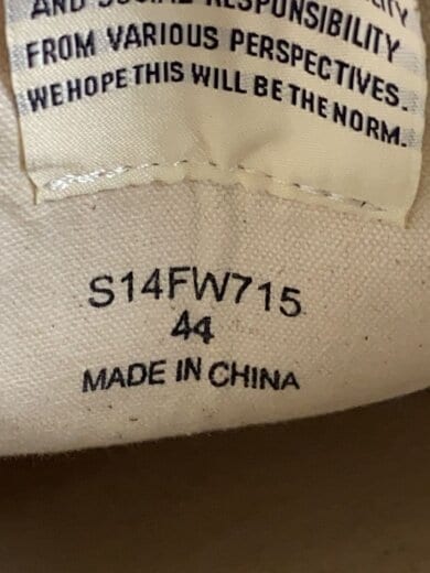 商品画像：×General Scale/COLORADO/44/ブラック/レザー/S14FW715 5