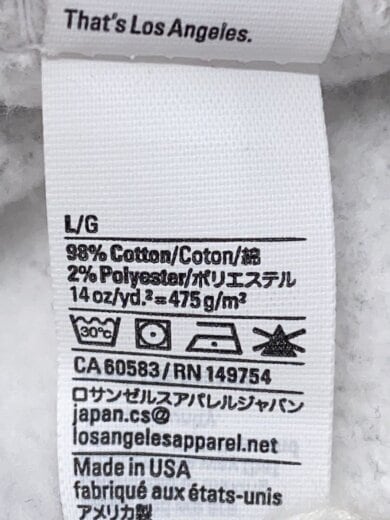 商品画像：ボトム/L/コットン/GRY/無地 5