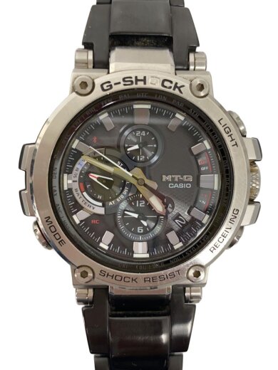 商品画像：クォーツ腕時計/アナログ/ステンレス/BLK/BLK/SS/MTG-B1000 1