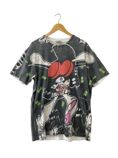 商品画像：Tシャツ/FREE/コットン/BLK// 1