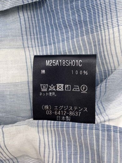 商品画像：長袖シャツ/3/コットン/BLU/チェック/M25A18SH01C// 4