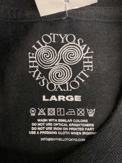 商品画像：長袖Tシャツ/L/コットン/BLK 3