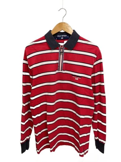 商品画像：ポロシャツ/L/コットン/ストライプ 1