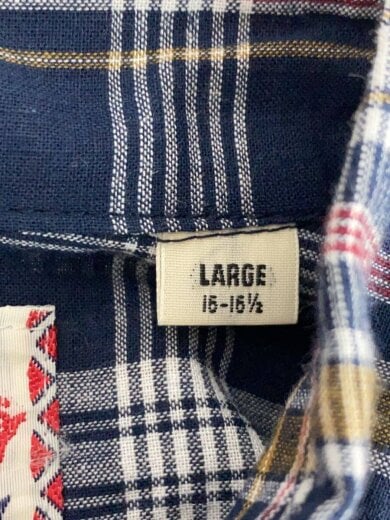 商品画像：長袖シャツ/L/コットン/チェック/SC29513 4