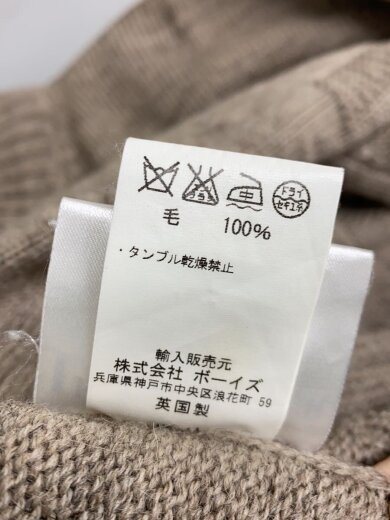 商品画像：カーディガン(厚手)/40/ウール/BEG/無地 4