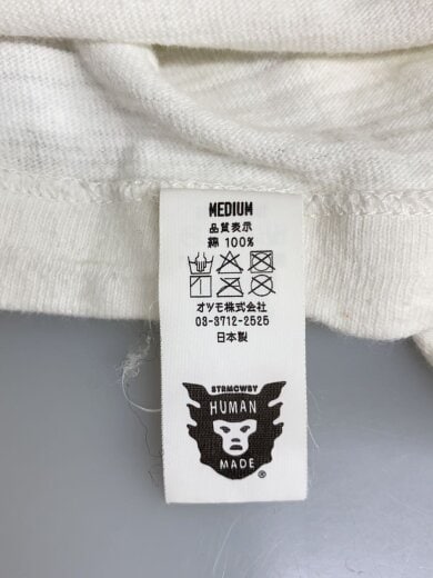 商品画像：Tシャツ/M/コットン/WHT 4