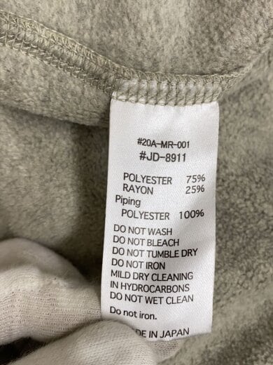 商品画像：フリースジャケット/38/ポリエステル/GRY/JD-8911 4