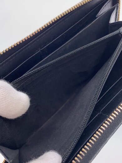商品画像：長財布/レザー/BLK/総柄/メンズ// 5
