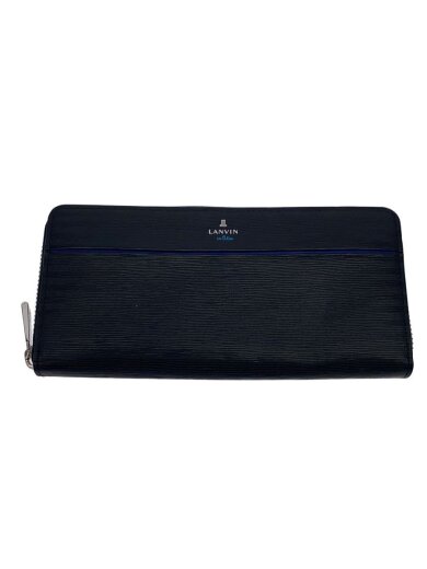 商品画像：長財布/牛革/BLK/無地/メンズ/516606 1