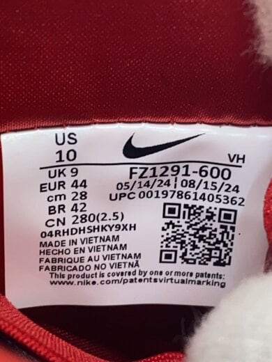 商品画像：ローカットスニーカー/28cm/RED/FZ1291-600 5