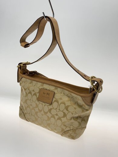 商品画像：ショルダーバッグ_シグネチャー_ベージュ/レザー/BEG/総柄 2