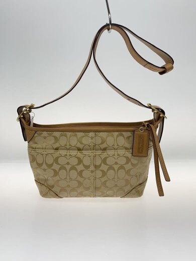 商品画像：ショルダーバッグ_シグネチャー_ベージュ/レザー/BEG/総柄 3