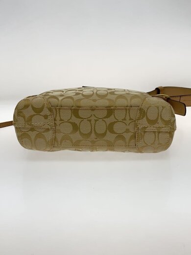 商品画像：ショルダーバッグ_シグネチャー_ベージュ/レザー/BEG/総柄 4