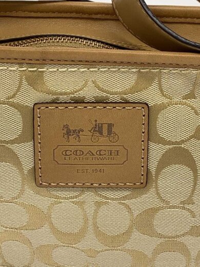 商品画像：ショルダーバッグ_シグネチャー_ベージュ/レザー/BEG/総柄 5