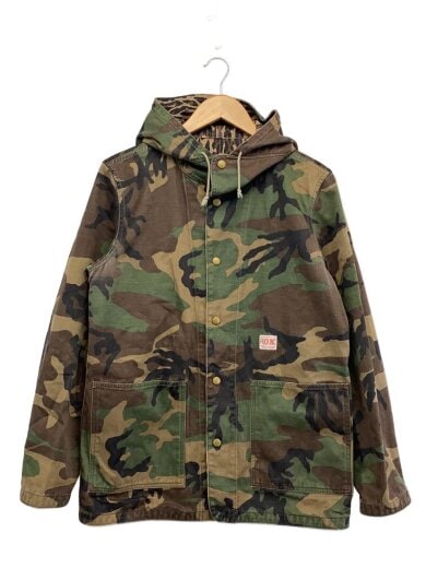 商品画像：リバーシブルジャケット/フードジャケット/S/コットン/マルチカラー/カモフラ/14ss-cov// 1