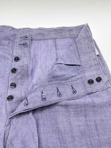 商品画像：推定50s/ラミーリネンショーツ/FRENCH NAVY/フランス海軍/BLU/無地// 3