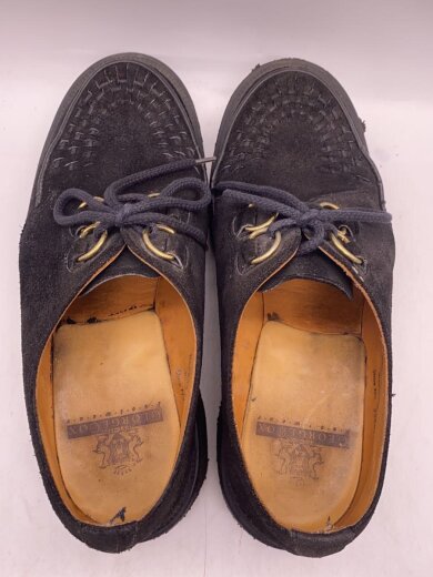 商品画像：ドレスシューズ/UK7.5/BLK/スウェード/3588/ソール減り、インソール汚れ有/箱無し// 3