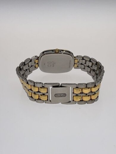 商品画像：クォーツ腕時計/アナログ/ステンレス/WHT/GLD 5