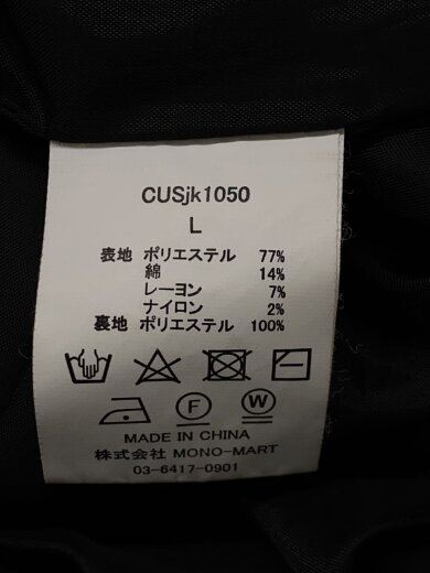 商品画像：ジャケット/L/ポリエステル/BLK/CUSjk1050 4