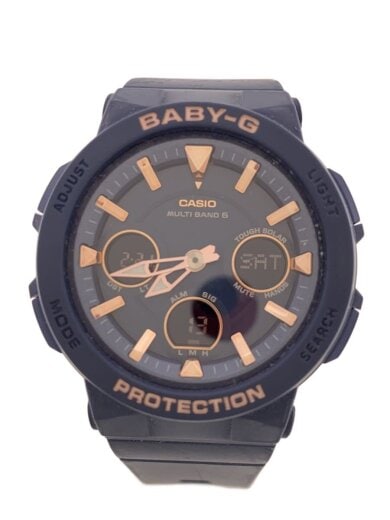 商品画像：ソーラー腕時計_BABY-G/デジアナ/ラバー/NVY/NVY 1