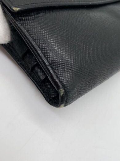 商品画像：2つ折り財布/レザー/BLK/無地/メンズ 7