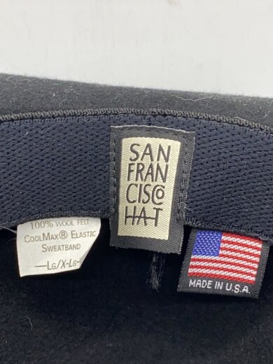 商品画像：中折れハット/--/ウール/BLK/無地/メンズ 5