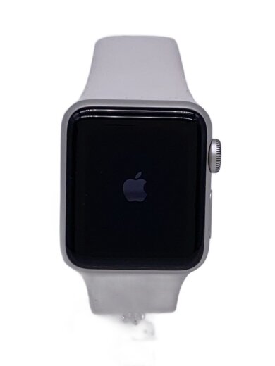 商品画像：Apple Watch Series 3 GPSモデル 38mm MTEY2J/A [ホワイトスポーツバンド]/ 1
