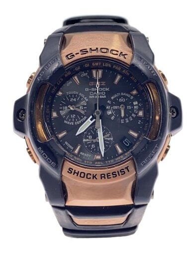 商品画像：ソーラー腕時計・G-SHOCK/アナログ/ラバー/GLD/BLK// 1