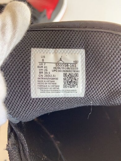 商品画像：AIR JORDAN 1 LOW/26cm/RED 5