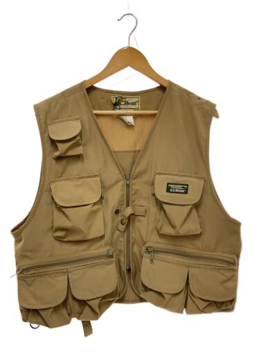 商品画像：ベスト/M/ポリエステル/BEG/フィッシング/タグダメージ有 1