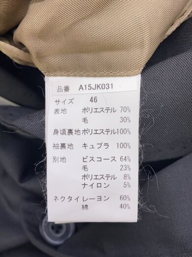 商品画像：テーラードジャケット/46/ポリエステル/BLK/A15JK031/LAYERED BLAZER 4