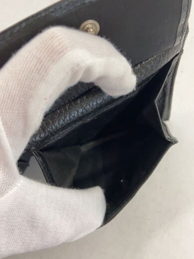 商品画像：2つ折り財布/レザー/BLK/メンズ/Y4R378 5