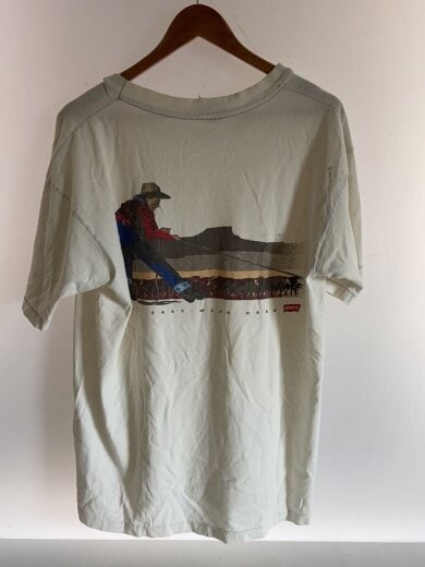商品画像：Tシャツ/L/コットン/WHT/プリント 2