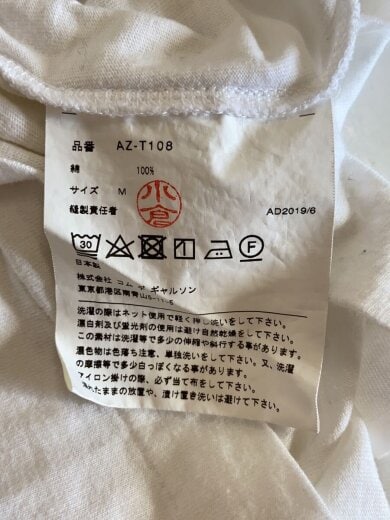商品画像：Tシャツ/M/コットン/WHT// 4