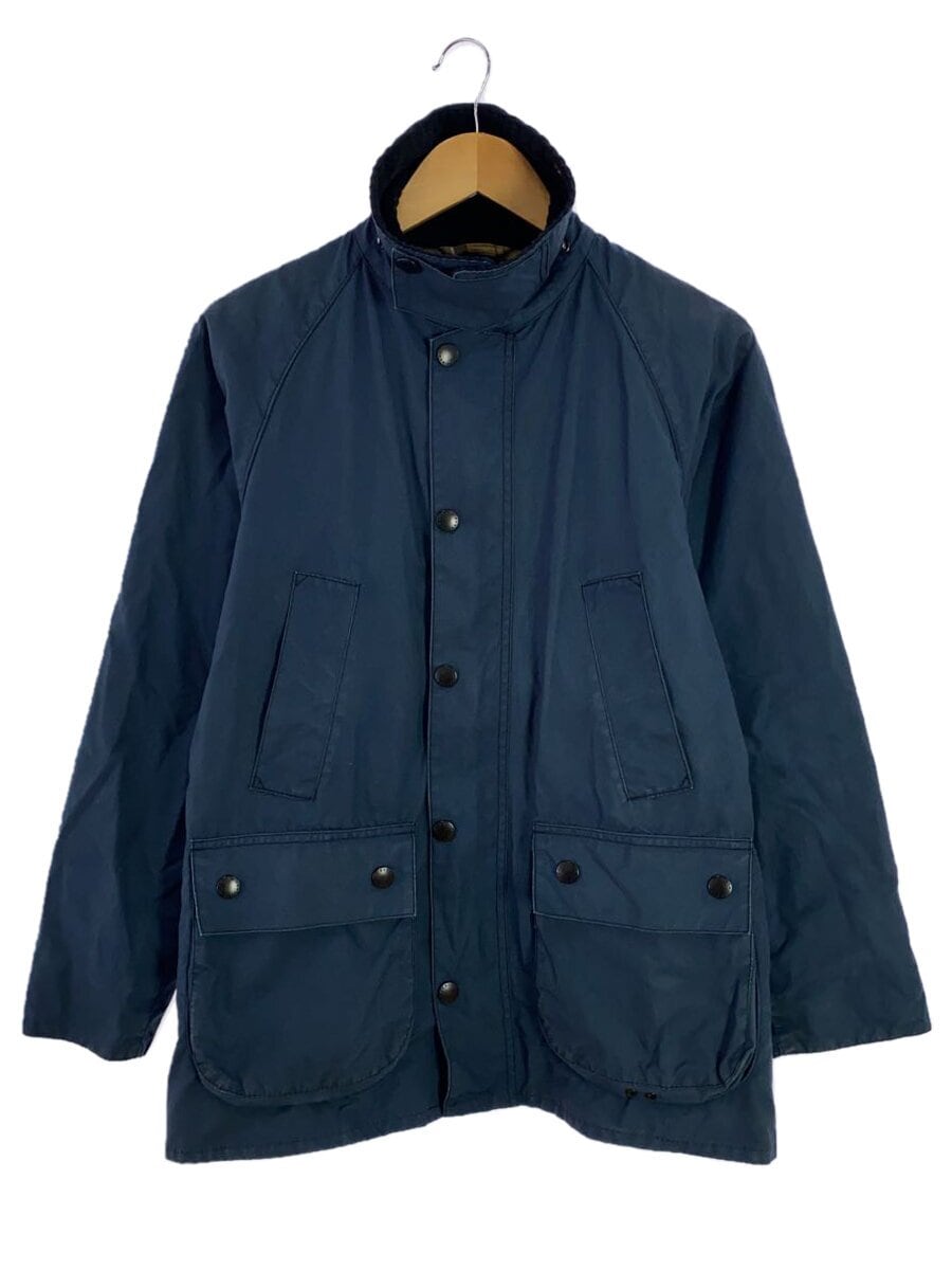 Barbour / ライナー欠品/アタリ有り/カバーオールジャケット/36/コットン/BLU/無地/1702410