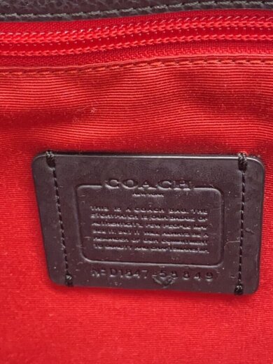 画像：COACHマーケットトート/A4収納可能/トートバッグ/レザー/GRY/無地/588495