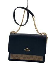 Klare Crossbody In Signature/ショルダーバッグ/レザー/BLK/91019