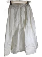 タフタボリュームスカート/ロングスカート/1/--/WHT/無地