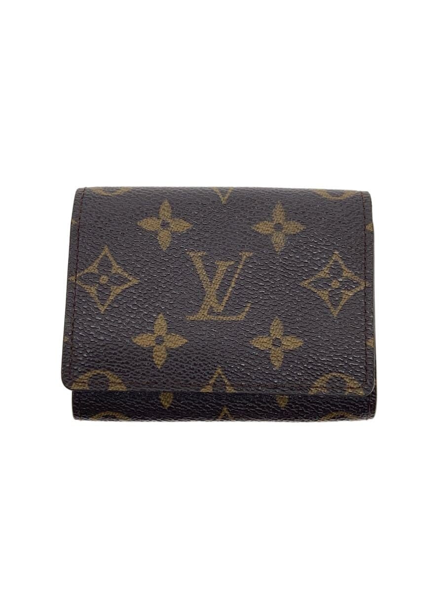 LOUIS VUITTON / アンヴェロップ・カルト・ドゥ・ヴィジット_モノグラム・キャンバス/--/BRW/メンズ