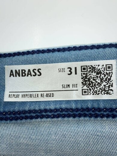 商品画像：スリムフィット/ストレートパンツ/31/デニム/IDG/ANBASS 5