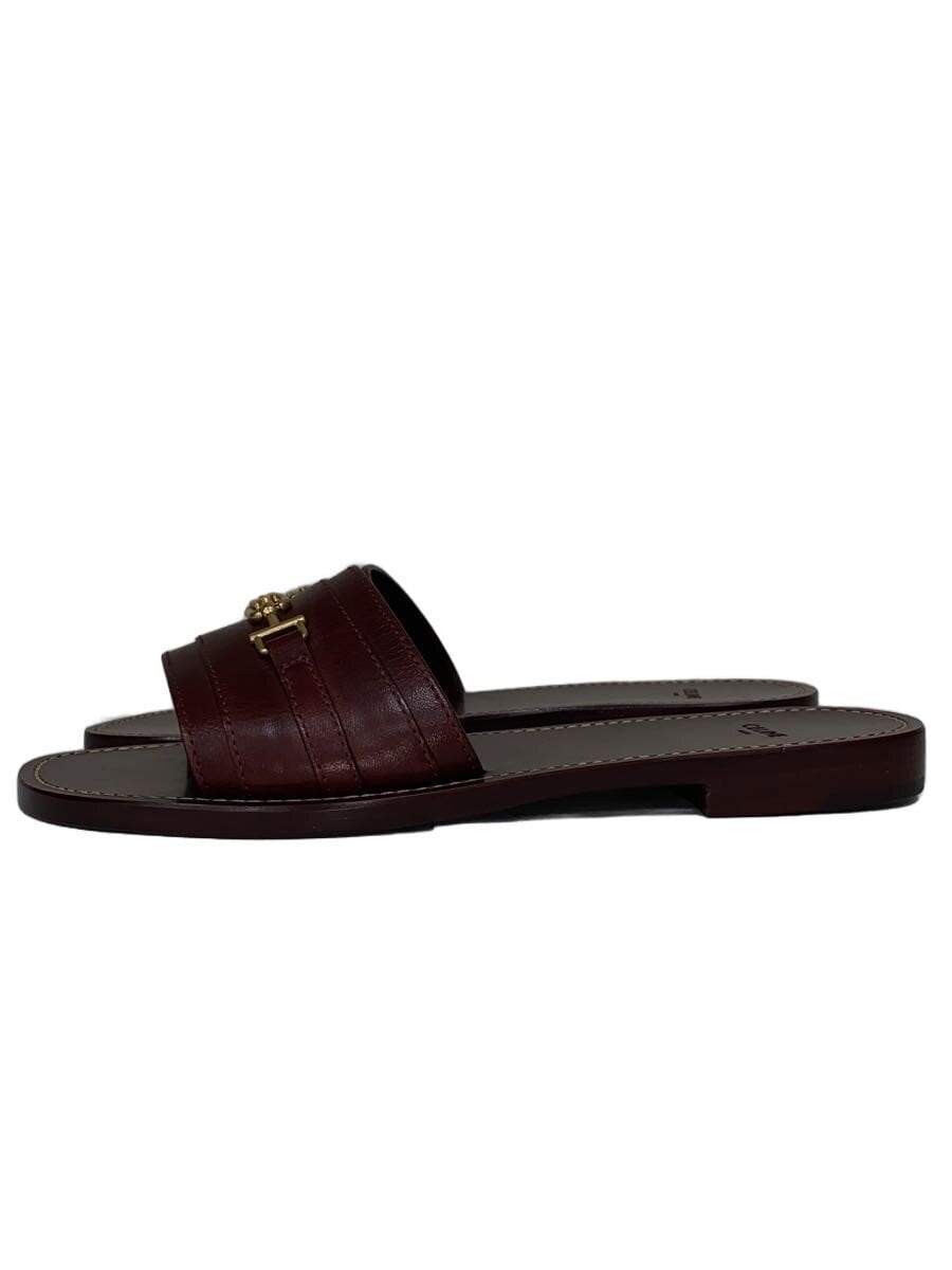 CELINE / トリオン スライドサンダル/38/BRW